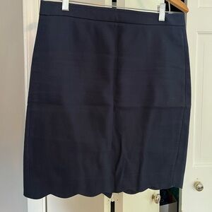 J Crew Factory Scallop Hem skirt